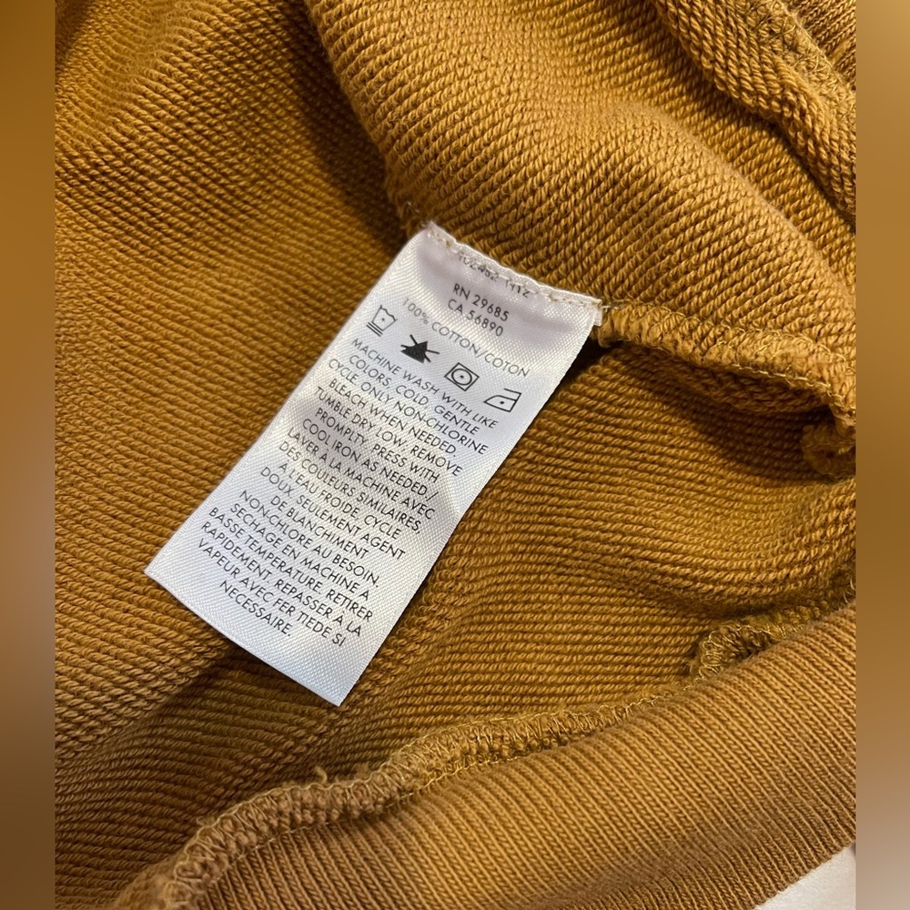 Pendleton Quarter-Zip Mustard Pullover Sweatshirt… - image 4